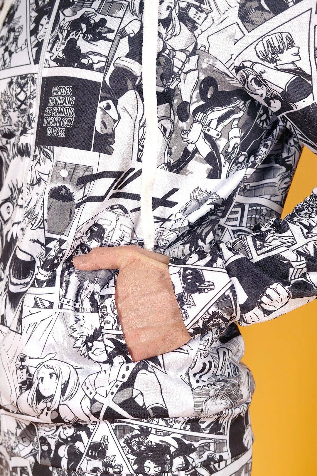 Балахон Ронни унисекс из адидаса с полной запечаткой "Manga"#3 Балахон Ронни унисекс из адидаса с полной запечаткой "Manga"#3