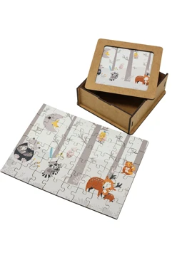 Пазл деревянный с нанесением, А5 (60 элементов)#2