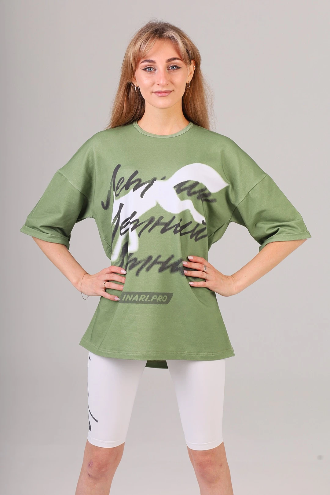 Футболка Бен оверсайз унисекс из кулирки хб с полной запечаткой "Leto"#1