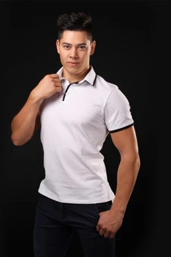 Поло Лайн унисекс комбинированная (хлопок)#1