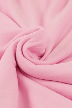 Плед Классик флисовый, однотонный светло-розовый