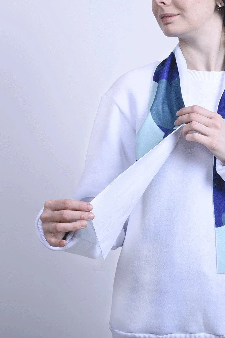 Купить шарф 15х120 см (однослойный) "Military"