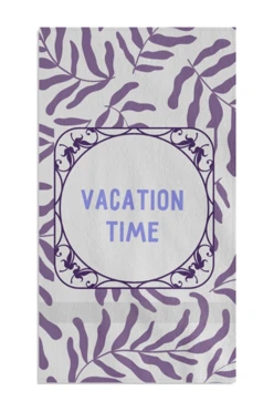Купить полотенце махровое 50х90 cм с печатью (Color) "Vacation time"