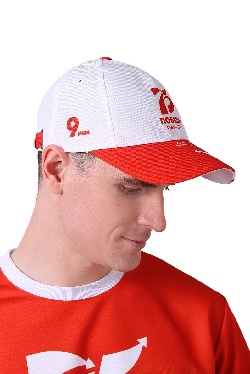 Бейсболка Стандарт взрослая с полной запечаткой (полиэстер) "Victory!"#2 Бейсболка Стандарт взрослая с полной запечаткой (полиэстер) "Victory!"#2