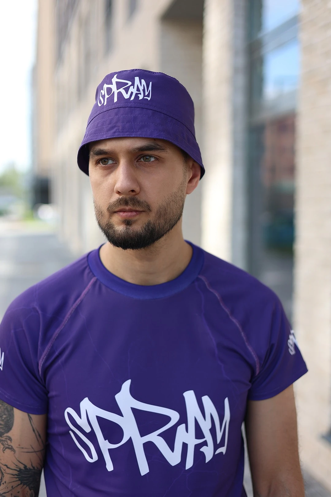 Панама Ямайка с отстроченными полями, с полной запечаткой "Spram"#2 Панама Ямайка с отстроченными полями, с полной запечаткой "Spram"#2