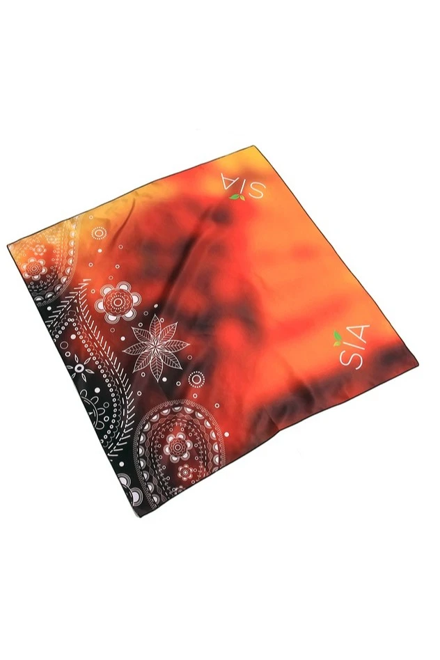 Платок Шанель 70х70 см, с полной запечаткой "Sia"#8