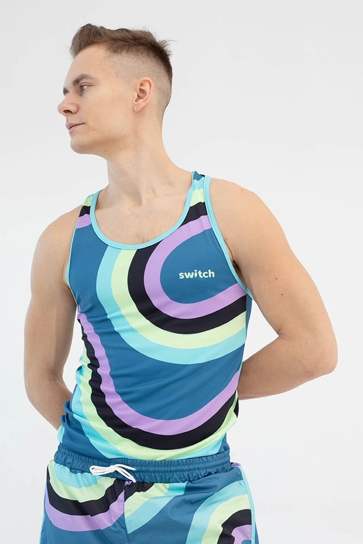 Борцовка Чарли мужская с полной запечаткой "Switch"#1 Борцовка Чарли мужская с полной запечаткой "Switch"#1