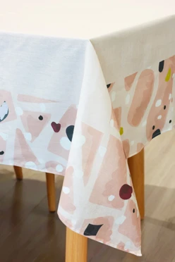 Скатерть квадратная 135х135 см, с полной запечаткой (хлопок)#2