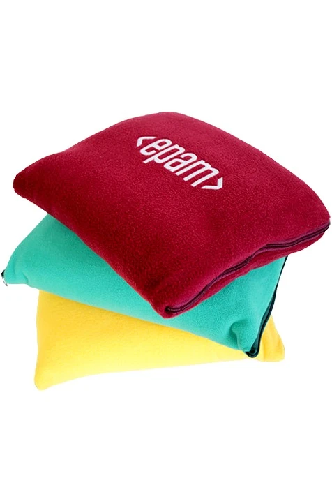 Плед Трансформер (плед-подушка) флисовый однотонный#7