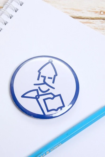 Значок закатной диаметр 58 мм, с принтом "Hero"#2 Значок закатной диаметр 58 мм, с принтом "Hero"#2