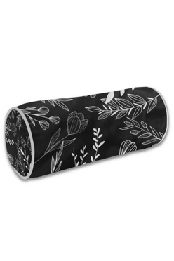 Купить подушку-валик 16х45 см, с принтом "Leaves only"