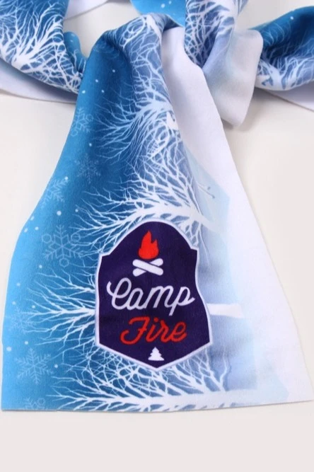 Шарф однослойный утепленный 15х150 см, с полной запечаткой "Camp"#6 Шарф однослойный утепленный 15х150 см, с полной запечаткой "Camp"#6
