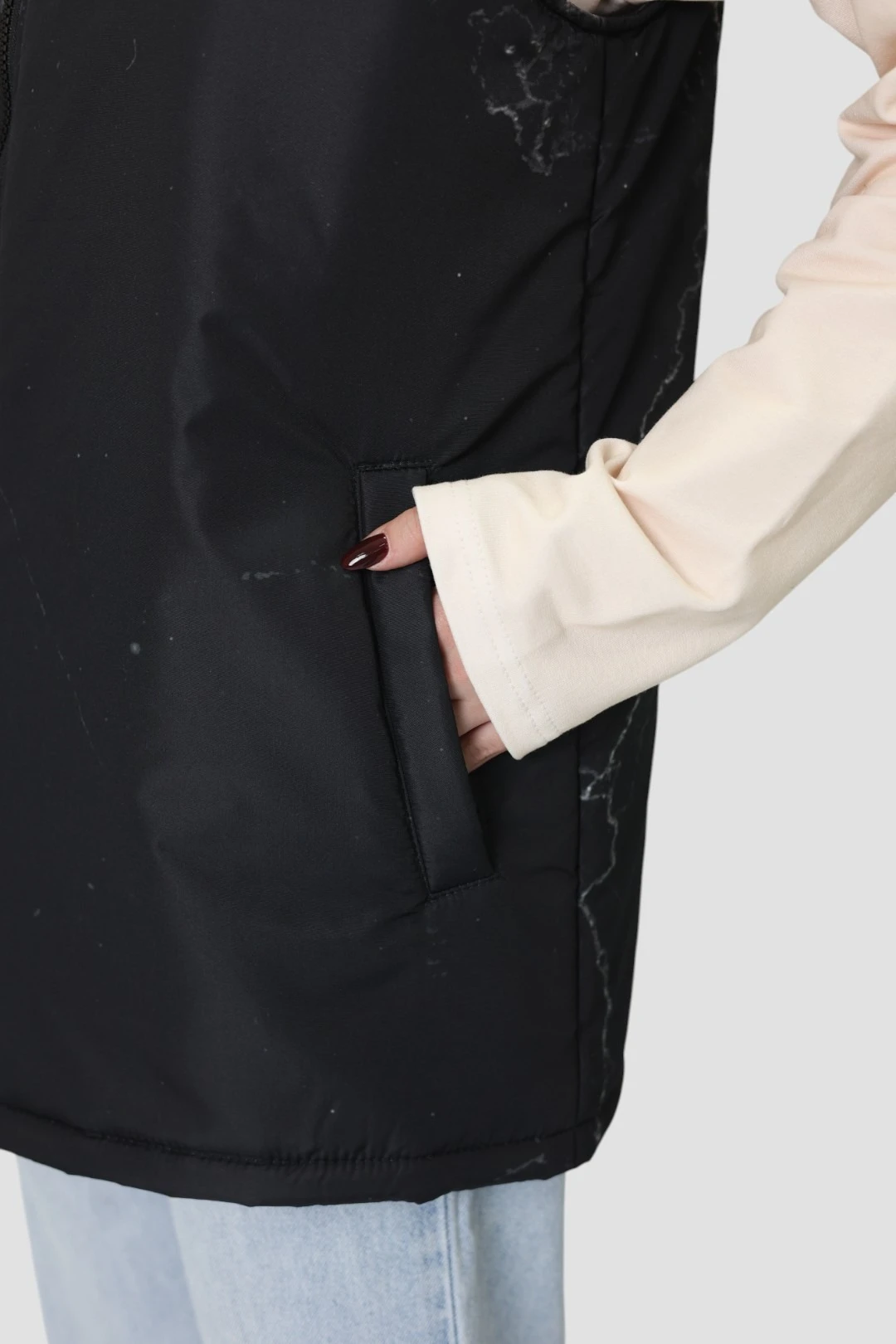 Жилет Детройт без капюшона унисекс, с полной запечаткой "Good"#3 Жилет Детройт без капюшона унисекс, с полной запечаткой "Good"#3