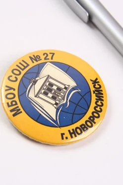 Значок закатной диаметр 58 мм, с печатью#2