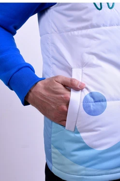 Жилет Портер на синтепоне со стежкой унисекс, с полной запечаткой#2