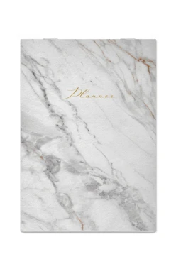 Купить блокнот фирменный А7 на скобе (40 листов без печати) с принтом "Planned"