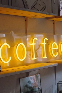 Светильник дизайнерский неоновый "Coffee"