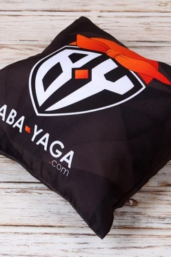 Подушка 35х35 см, с принтом "Baba Yaga"#2