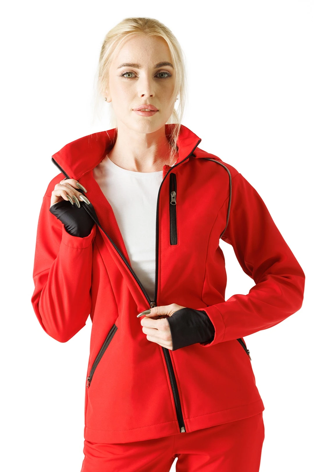 Купить ветровку Форест из софтшелла женскую, однотонную