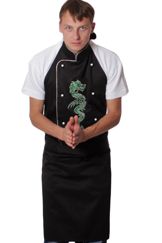 Купить Фартук однотонный Бейкер (из греты) "Green Dragon" Купить Фартук однотонный Бейкер (из греты) "Green Dragon"