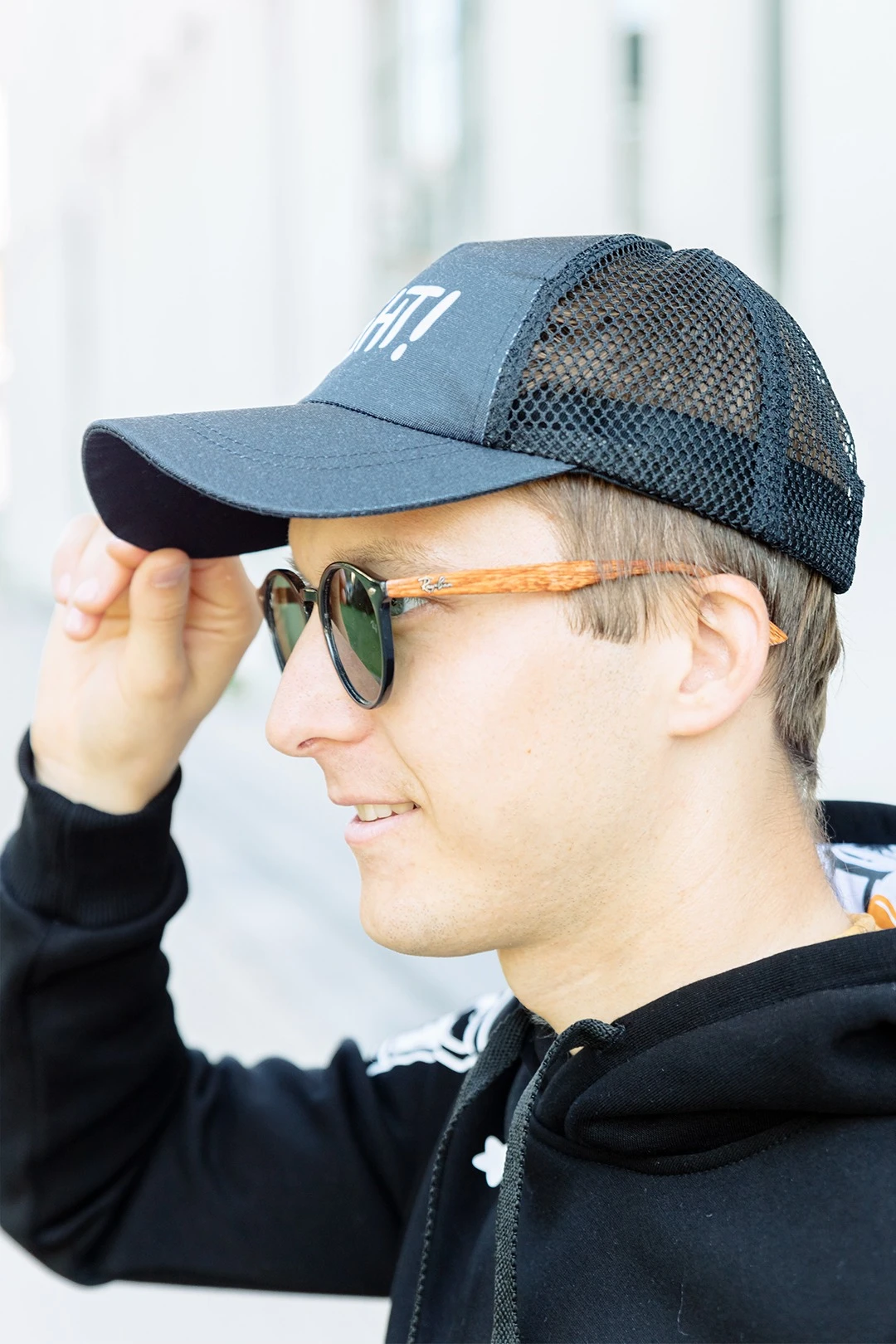 Бейсболка Вестерн облегченная с печатью на всей поверхности "Fight"