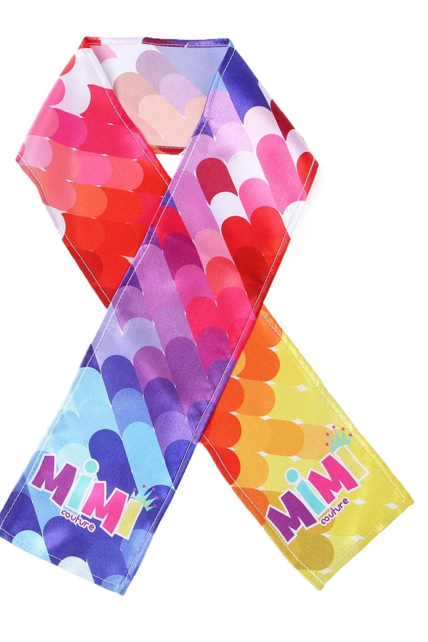 Купить шарф однослойный легкий 20х120 см, с полной запечаткой