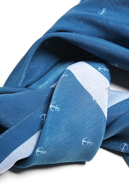 Платок Шанель 80х80 см, с полной запечаткой "Princess cruises"#3