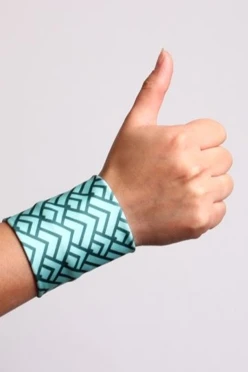 Купить напульсник полиэстеровый "Turquoise" 8х8 см