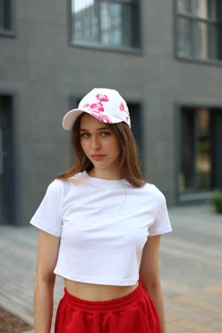 Купить бейсболку Прайд с уникальной вышивкой на всех деталях (хлопок) "Sakura"