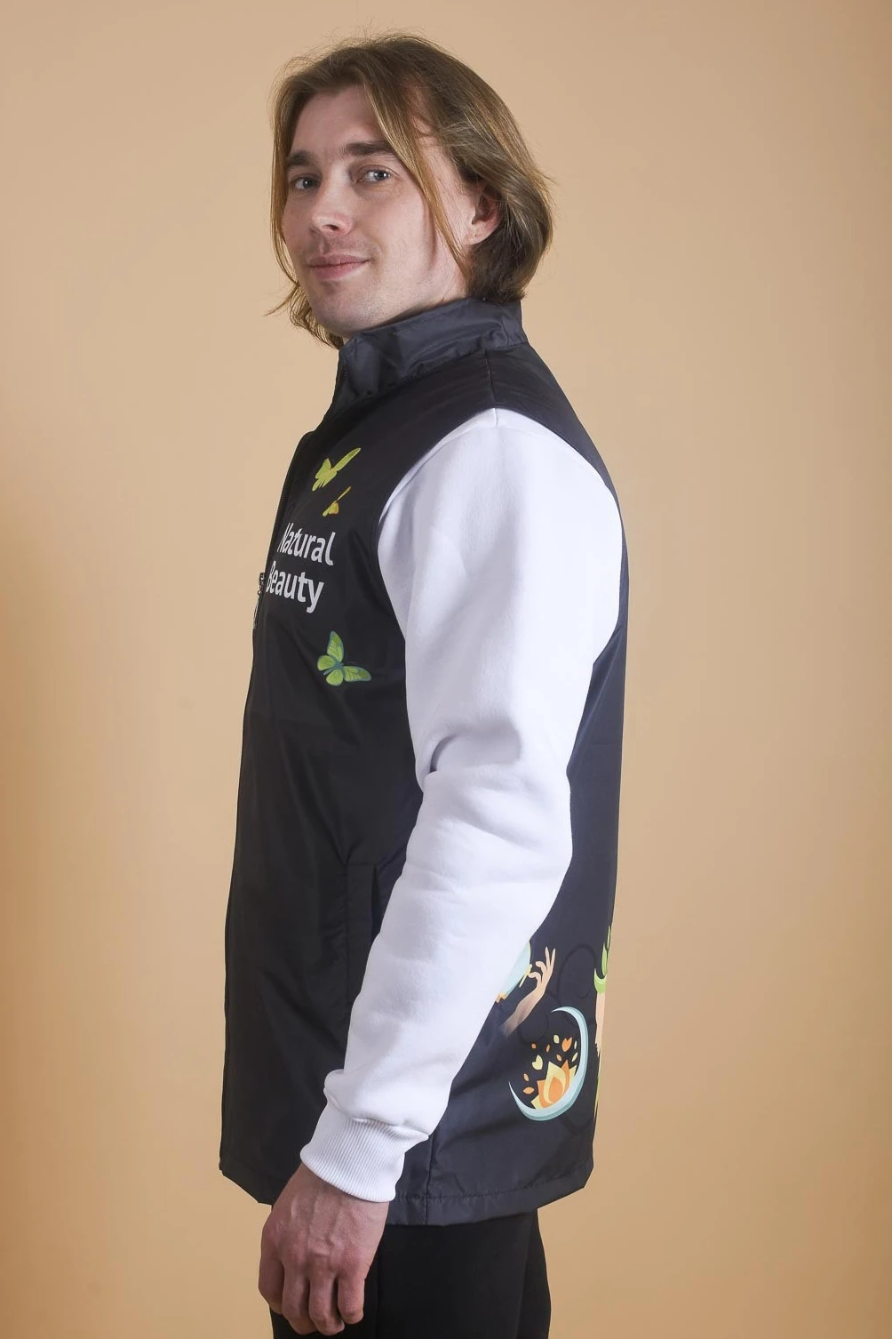 Жилет Брендон без капюшона унисекс, с полной запечаткой "Natural Beauty"#4 Жилет Брендон без капюшона унисекс, с полной запечаткой "Natural Beauty"#4