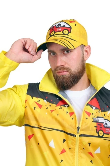 Купить бейсболку Стандарт "Pizza man" с металлической застежкой