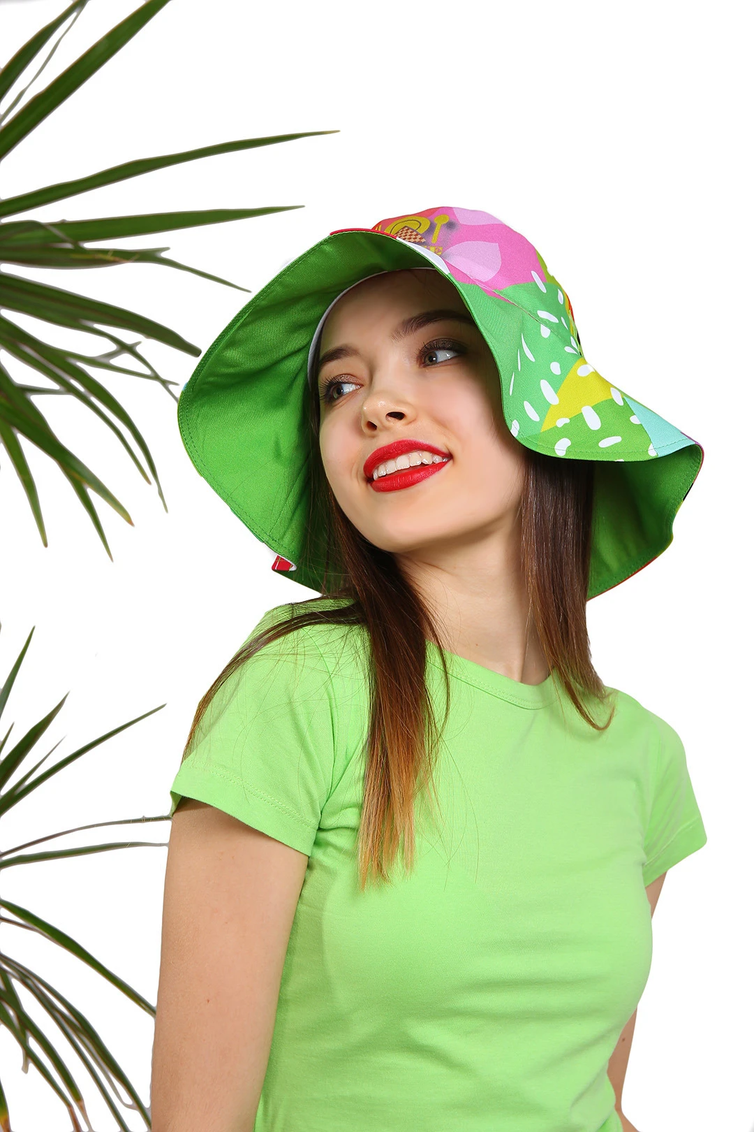 Панама Эквадор с широкими полями, с полной запечаткой "Lounge Kafe"#1 Панама Эквадор с широкими полями, с полной запечаткой "Lounge Kafe"#1