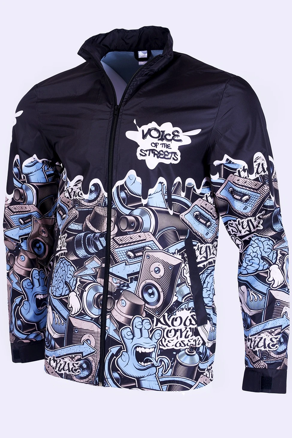 Ветровка Дилан унисекс с полной запечаткой "Voice"#1 Ветровка Дилан унисекс с полной запечаткой "Voice"#1