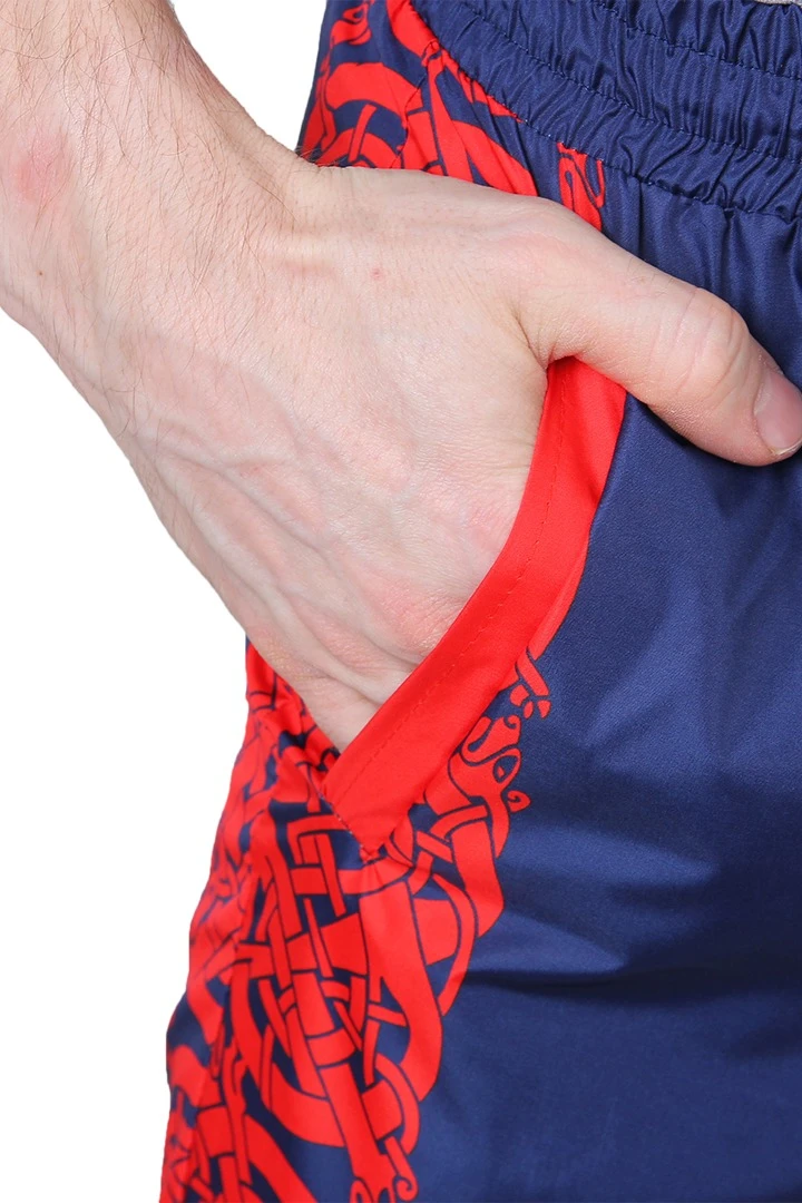 Брюки Спортинг спортивные унисекс с полной запечаткой "Dragons"#3