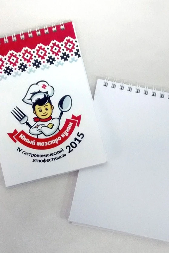 Блокнот фирменный А6 на пружине 40 листов#2 Блокнот фирменный А6 на пружине 40 листов#2