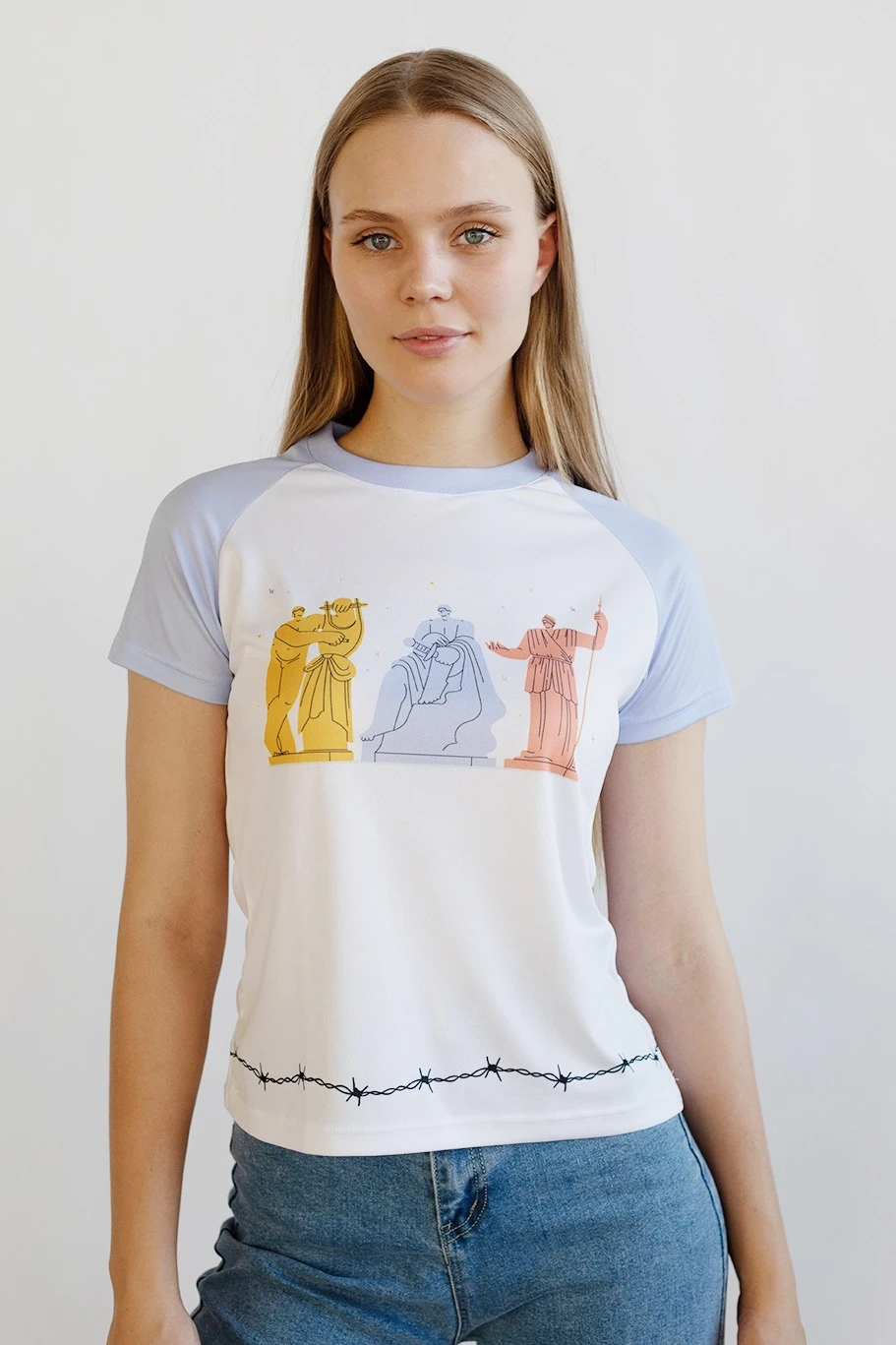 Купить футболку Спэйс женскую из ложной сетки с полной запечаткой "Antic" Купить футболку Спэйс женскую из ложной сетки с полной запечаткой "Antic"