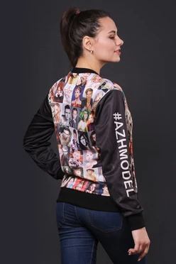 Купить свитшот унисекс "Azhmodel" с полной запечаткой