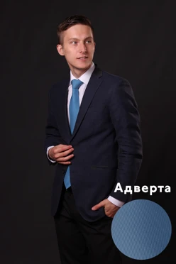 Галстук Босс самовяз из адверты мужской, с полной запечаткой#1