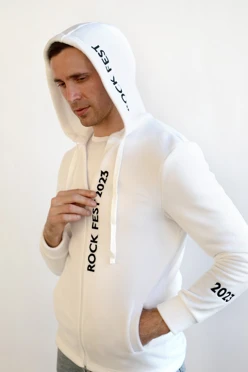 Толстовка Харисон флисовая с капюшоном унисекс, однотонная#2