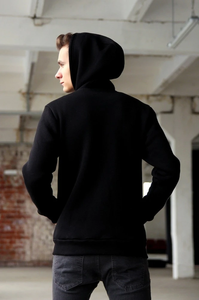 Балахон Рик из футера унисекс, однотонная "Electrobook"#4 Балахон Рик из футера унисекс, однотонная "Electrobook"#4