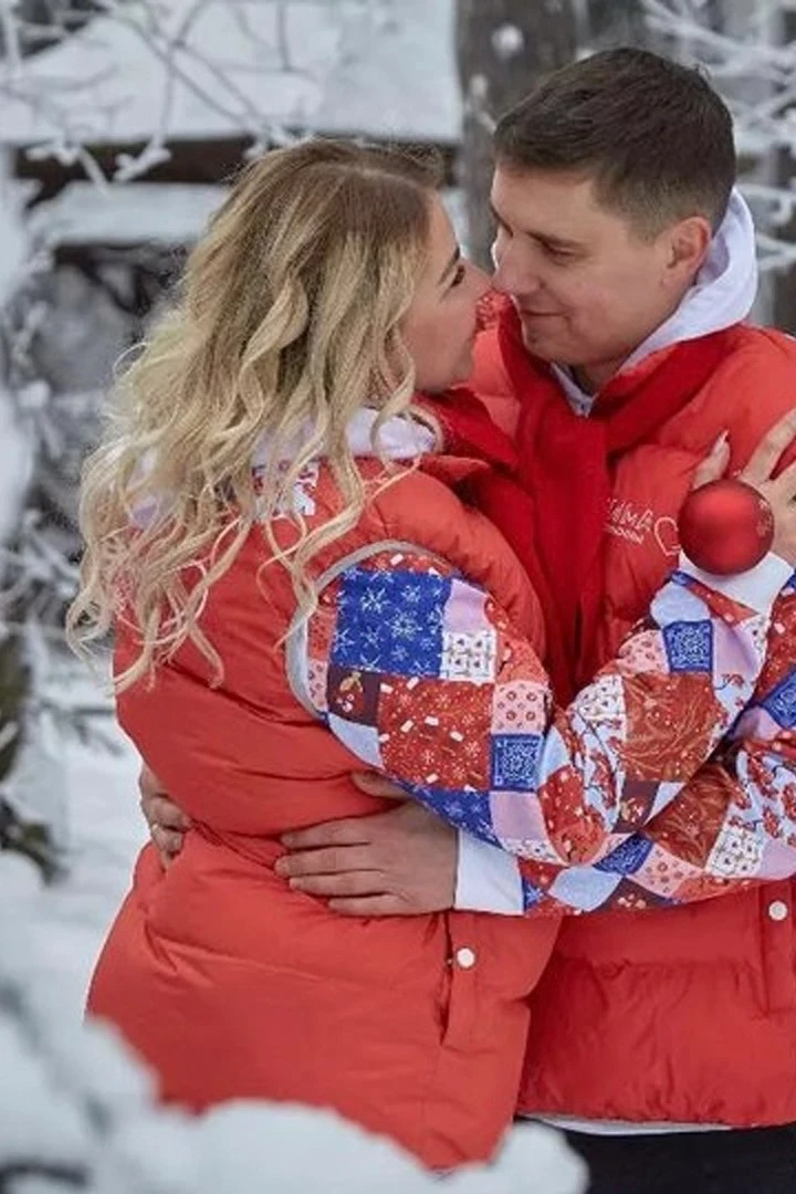 Жилет Морган Лайт с подкладом из лебяжьего пуха унисекс, с полной запечаткой "Winter in the Moscow region"#3