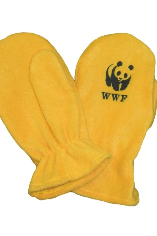 Купить варежки флисовые "WWF" подростковые