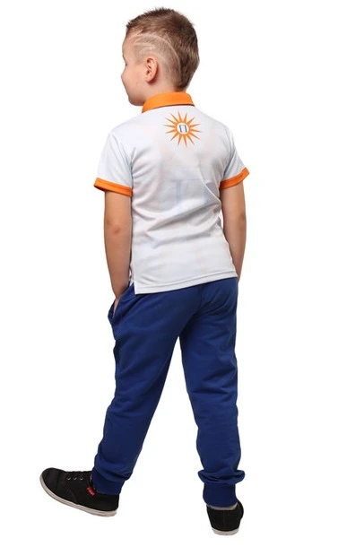 Поло Стар детская из ники с полной запечаткой "School President"