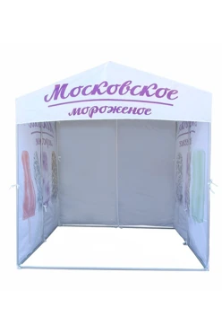 Купить Тент с полной запечаткой (без козырька) 2х3 м