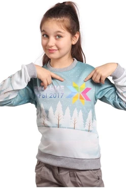 Купить свитшот детский "Зимние игры 2017"