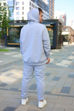 Спортивный костюм Джоэл из футера унисекс, однотонный#2