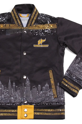 Бомбер Блэйд детский из футера с полной запечаткой "Urban Fight"#1