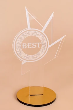 Купить награду из акрила 30х21 см с гравировкой