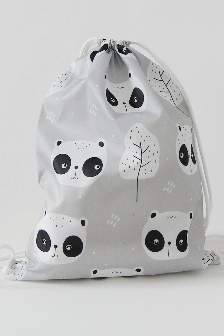Рюкзак Уолкер из оксфорда 30х40 см с петлями, с полной запечаткой "Panda"#1