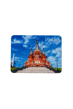 Купить магнит из дерева 6х8 см прямоугольник, с нанесением